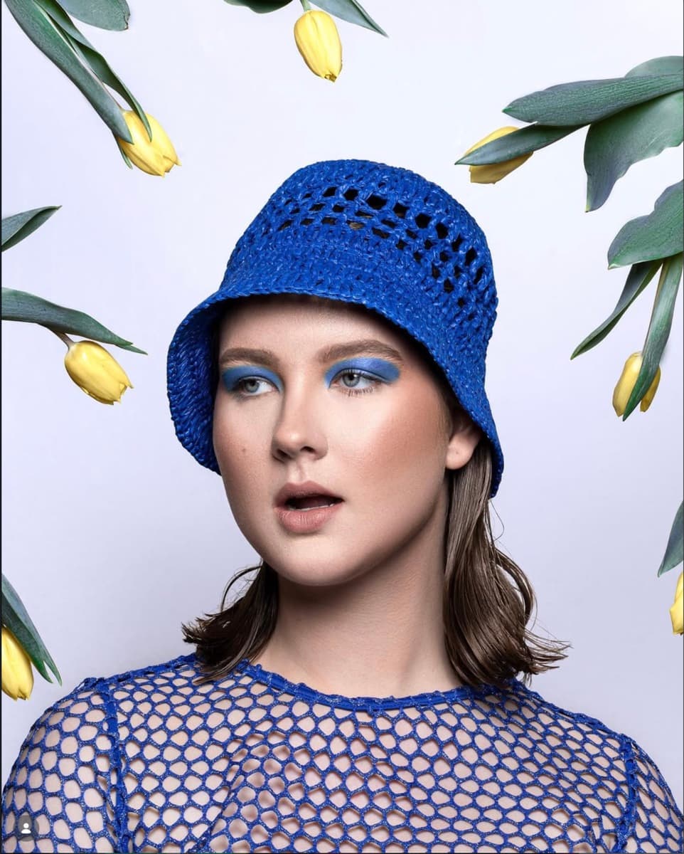 A beauty look from Fabienne's work as a makeup artist