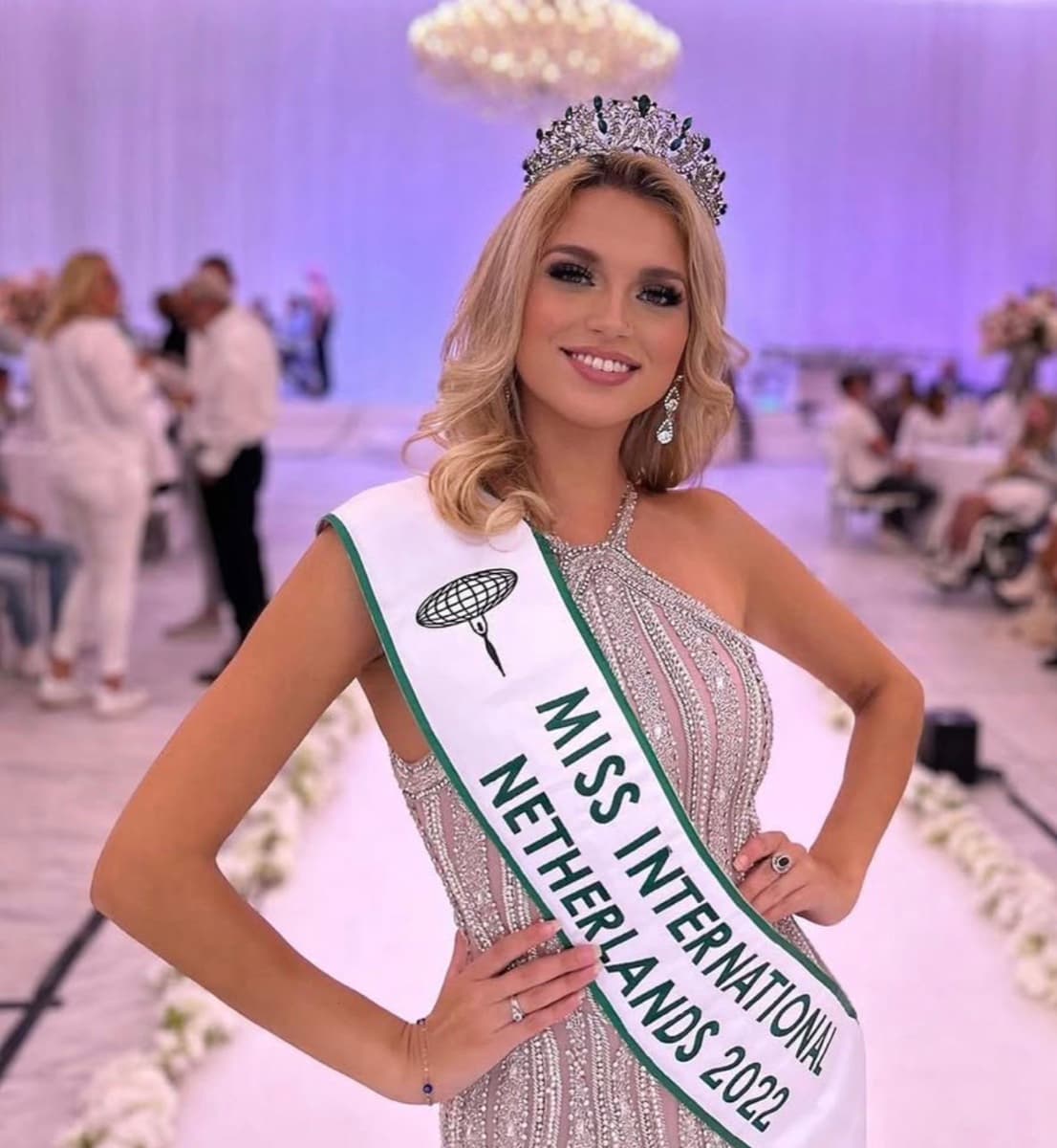 A beauty look for Miss International Netherlands 2022
